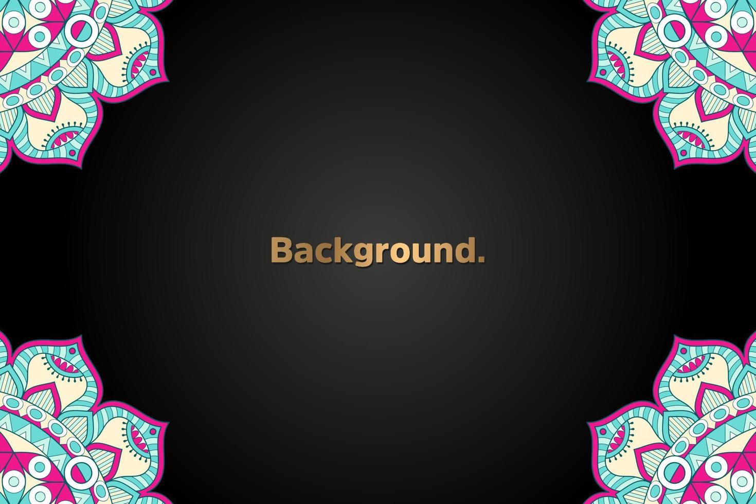 luxury background in ethnic style vector