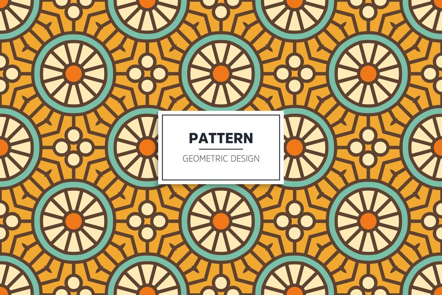 colorful seamless pattern design ornament vector