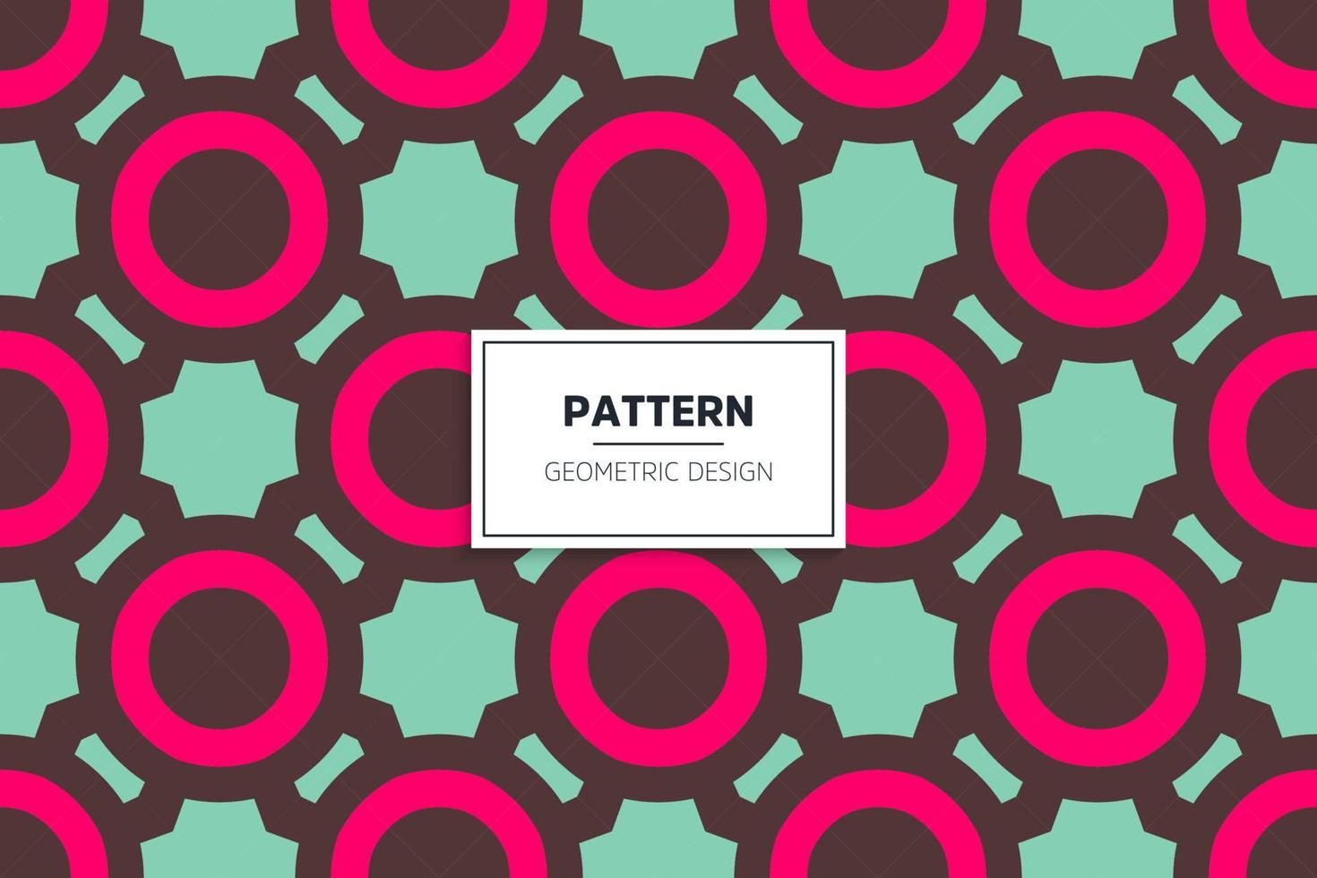 Ethnic colorful seamless pattern design vector