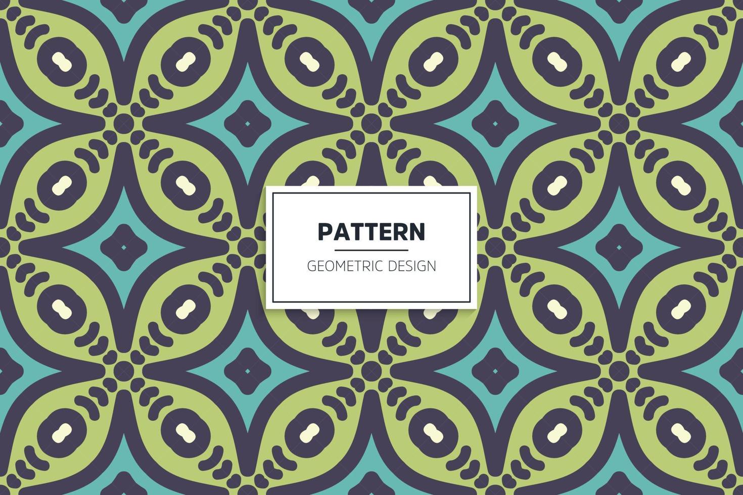 colorful seamless pattern design ornament vector