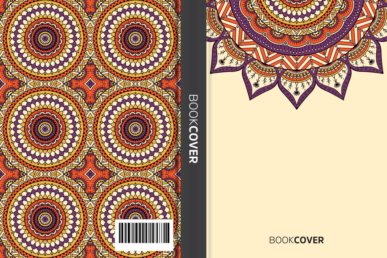 Mandala Cover Book vector