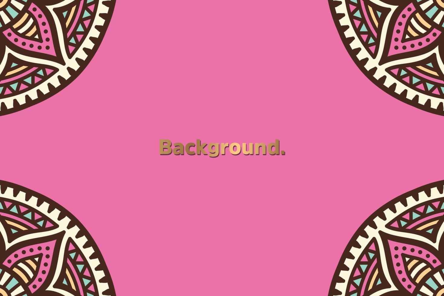 Luxury background with mandala vector