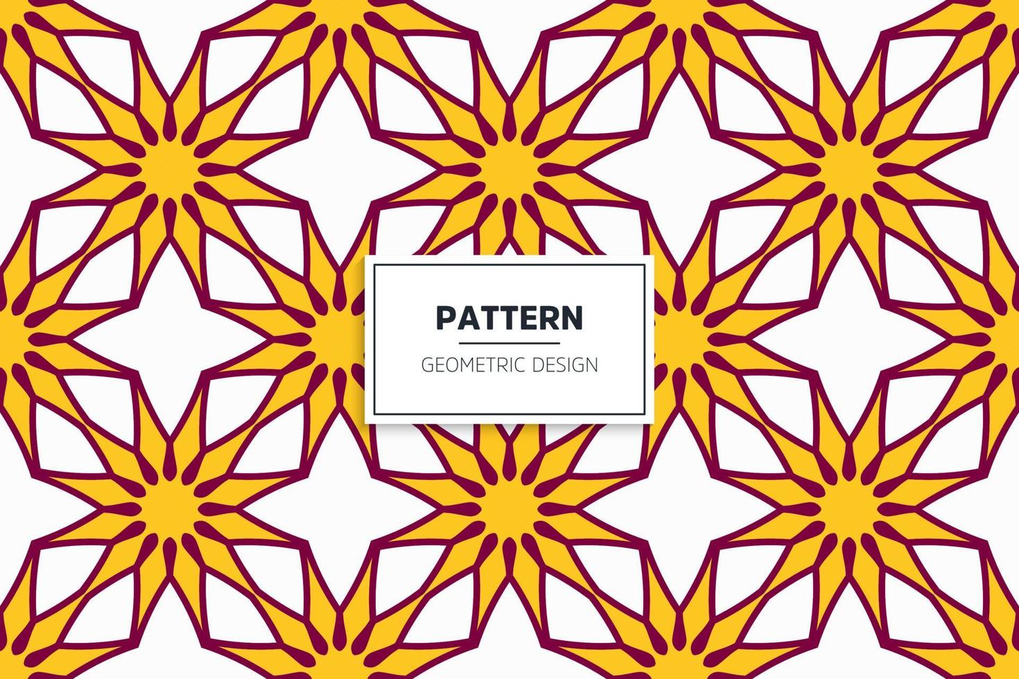 Ethnic colorful seamless pattern design vector