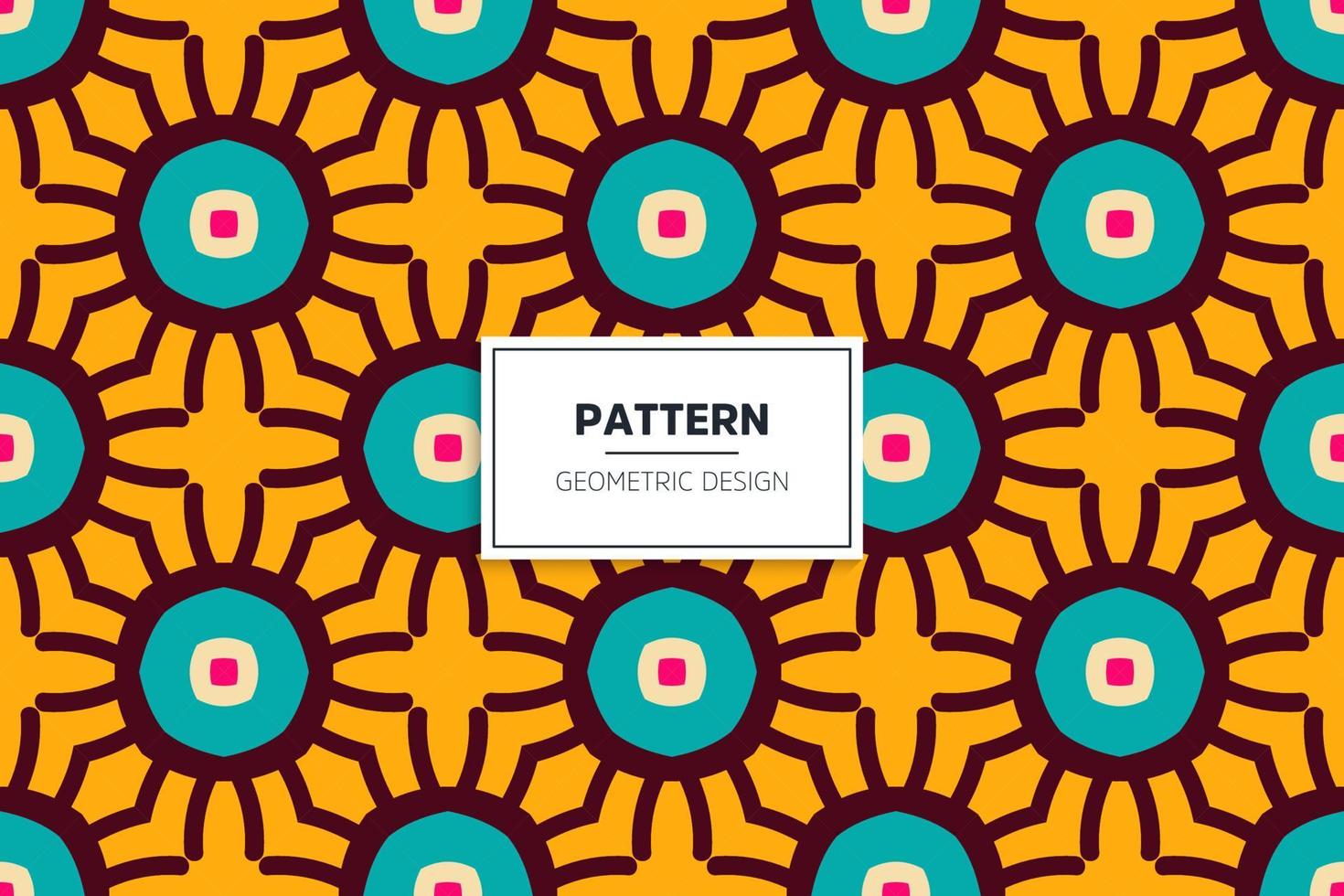 Seamless pattern with colorful elements vector