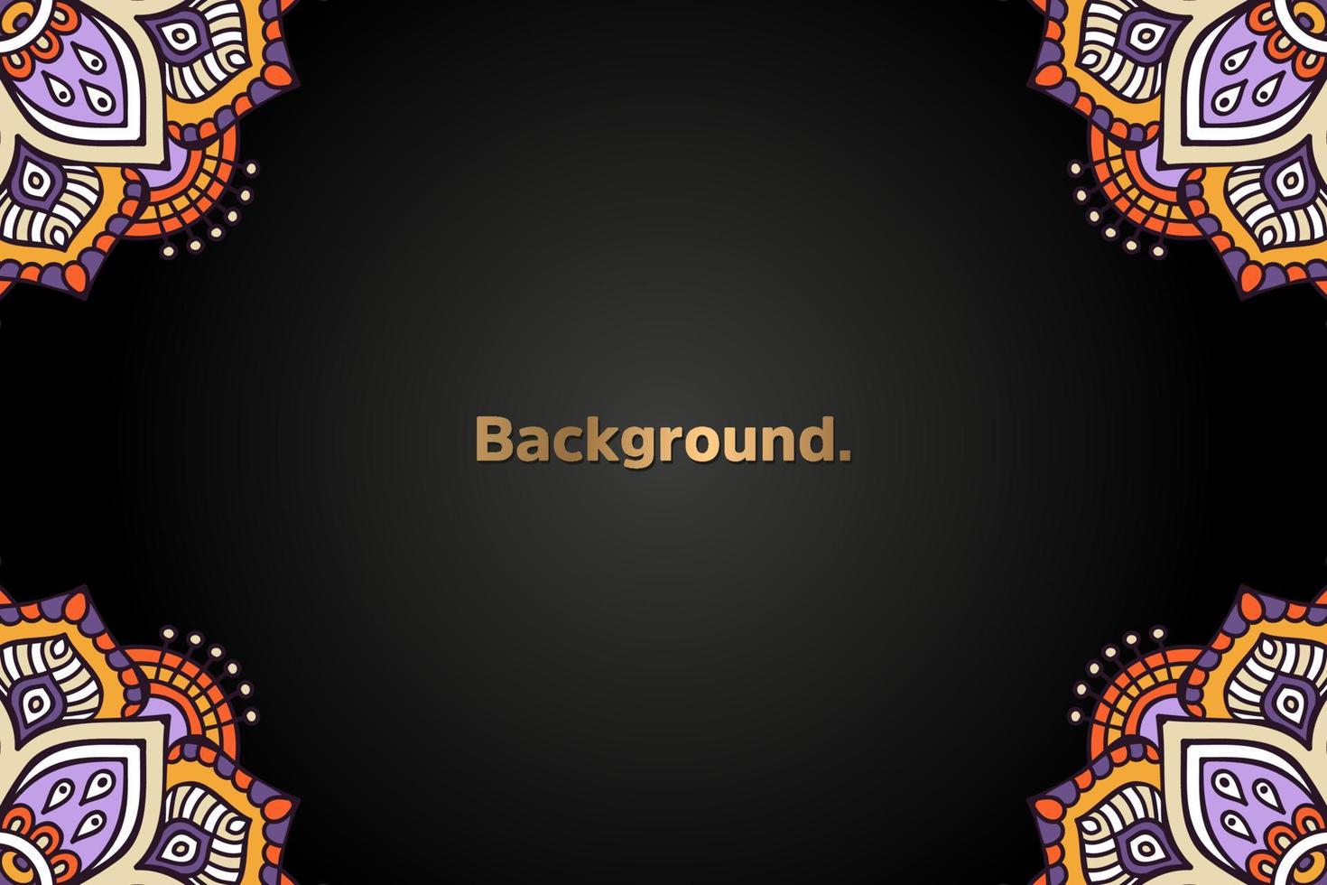 luxury background in ethnic style vector