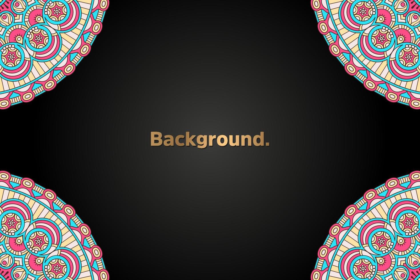 luxury background in ethnic style vector