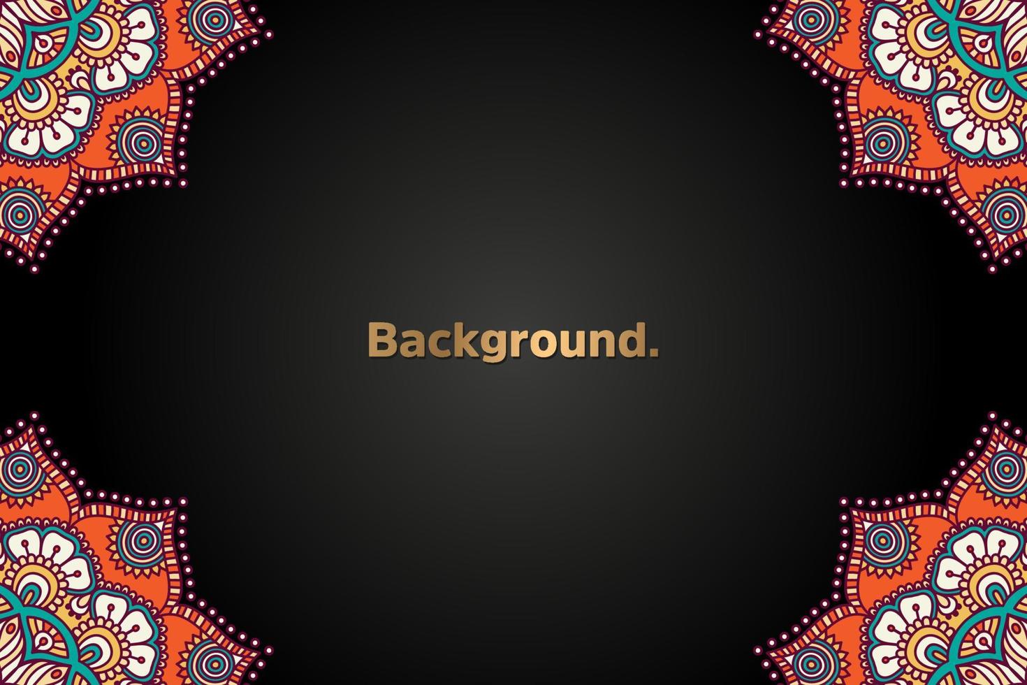 luxury background in ethnic style vector