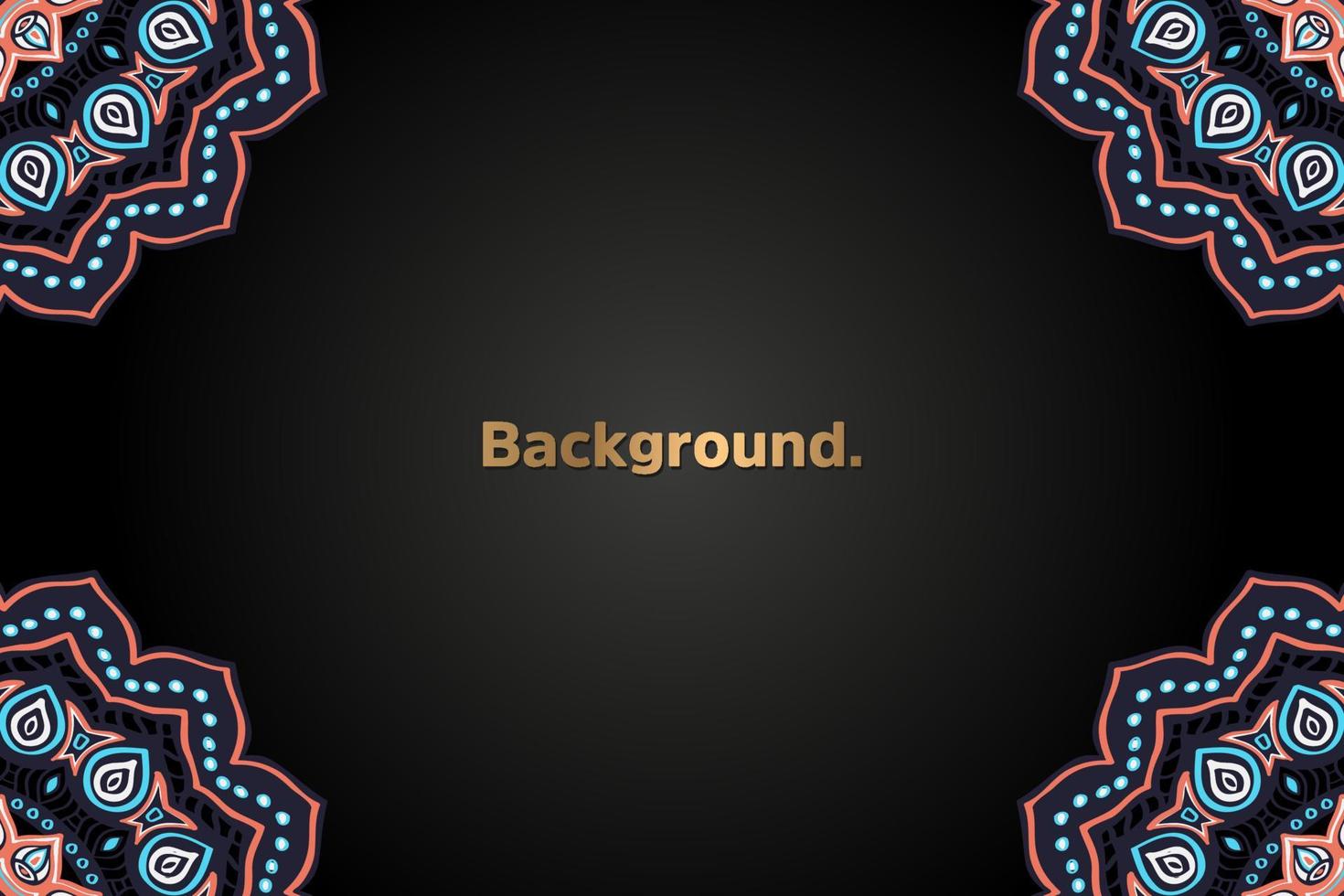 luxury background in ethnic style vector