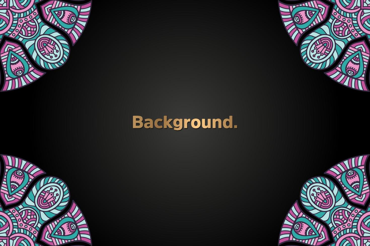 luxury background in ethnic style vector