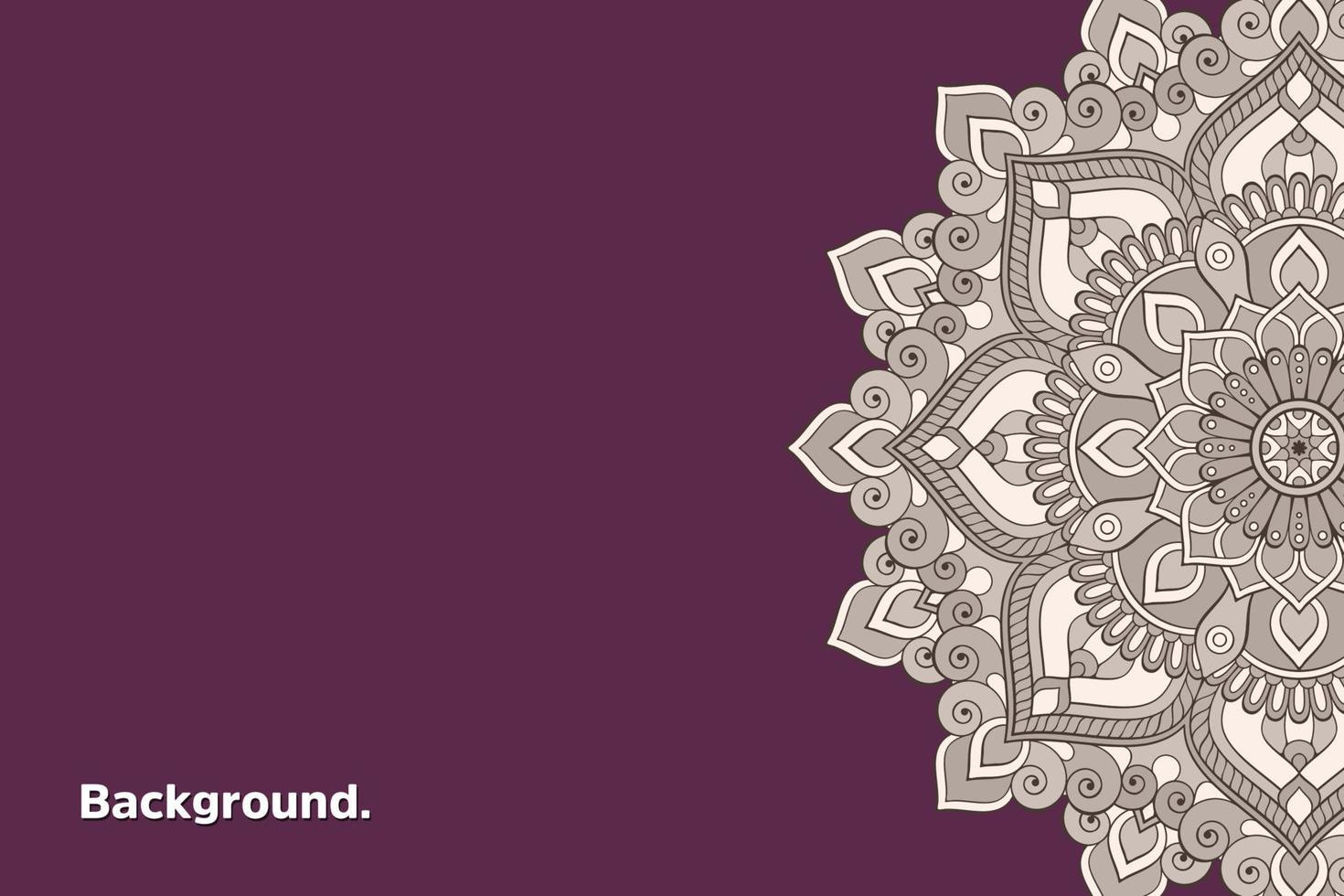 Colorful background with ethnic ornament vector