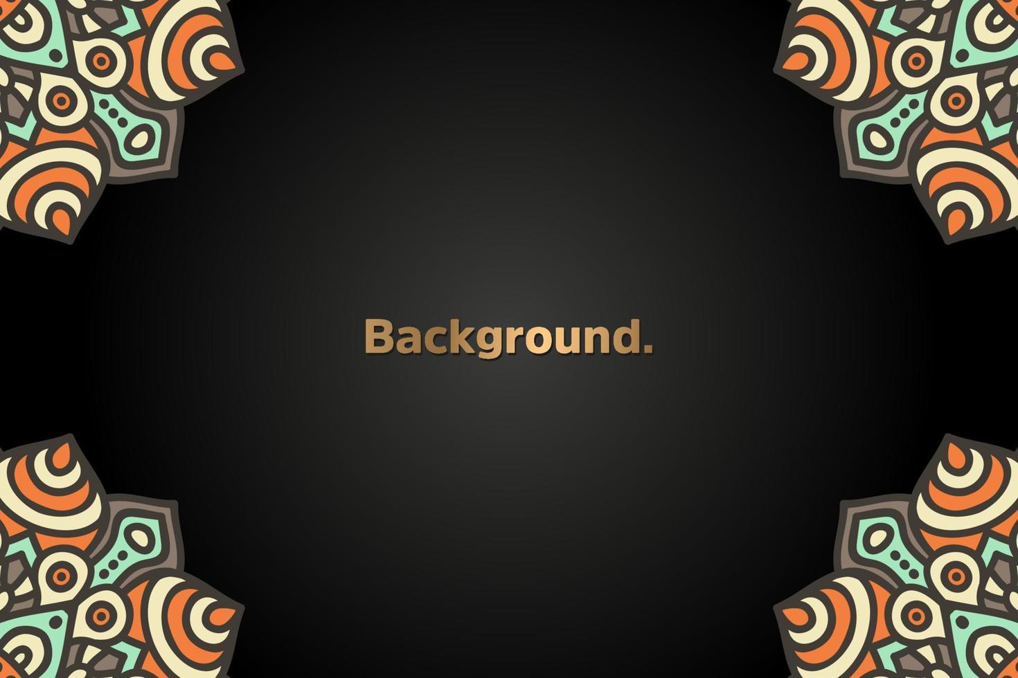 luxury background in ethnic style vector