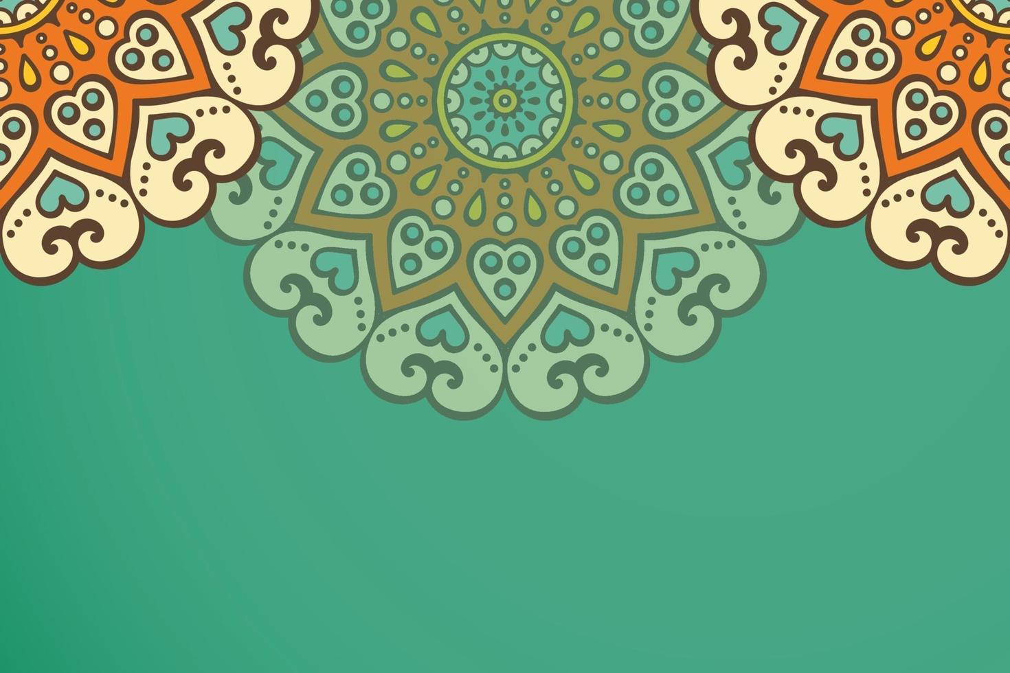 Luxury background with mandala vector