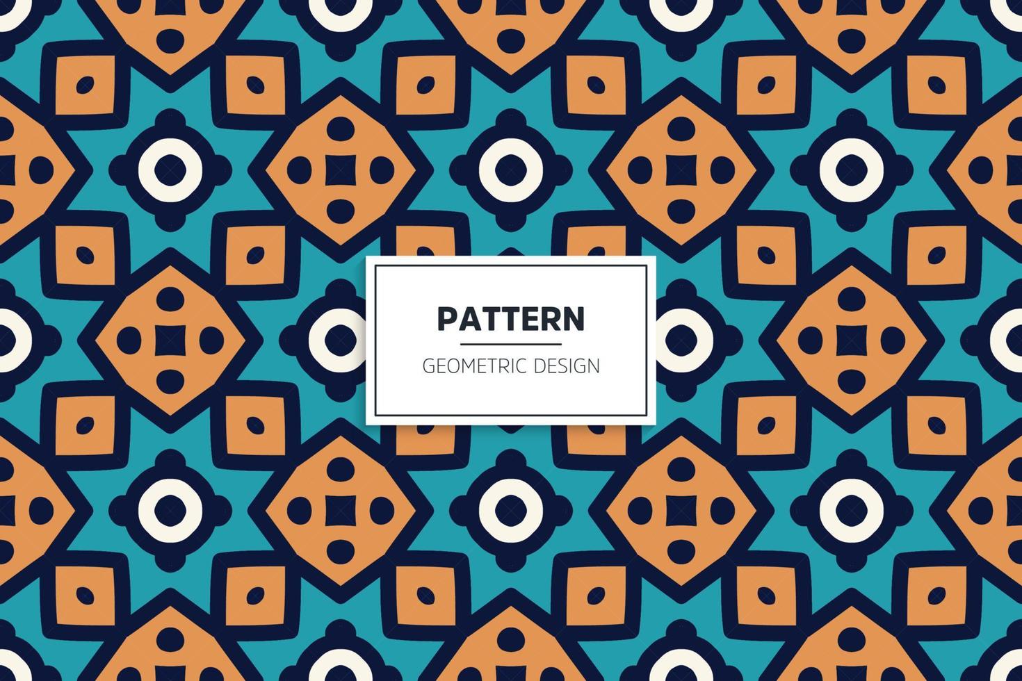 ethnic seamless pattrn with mandala vector