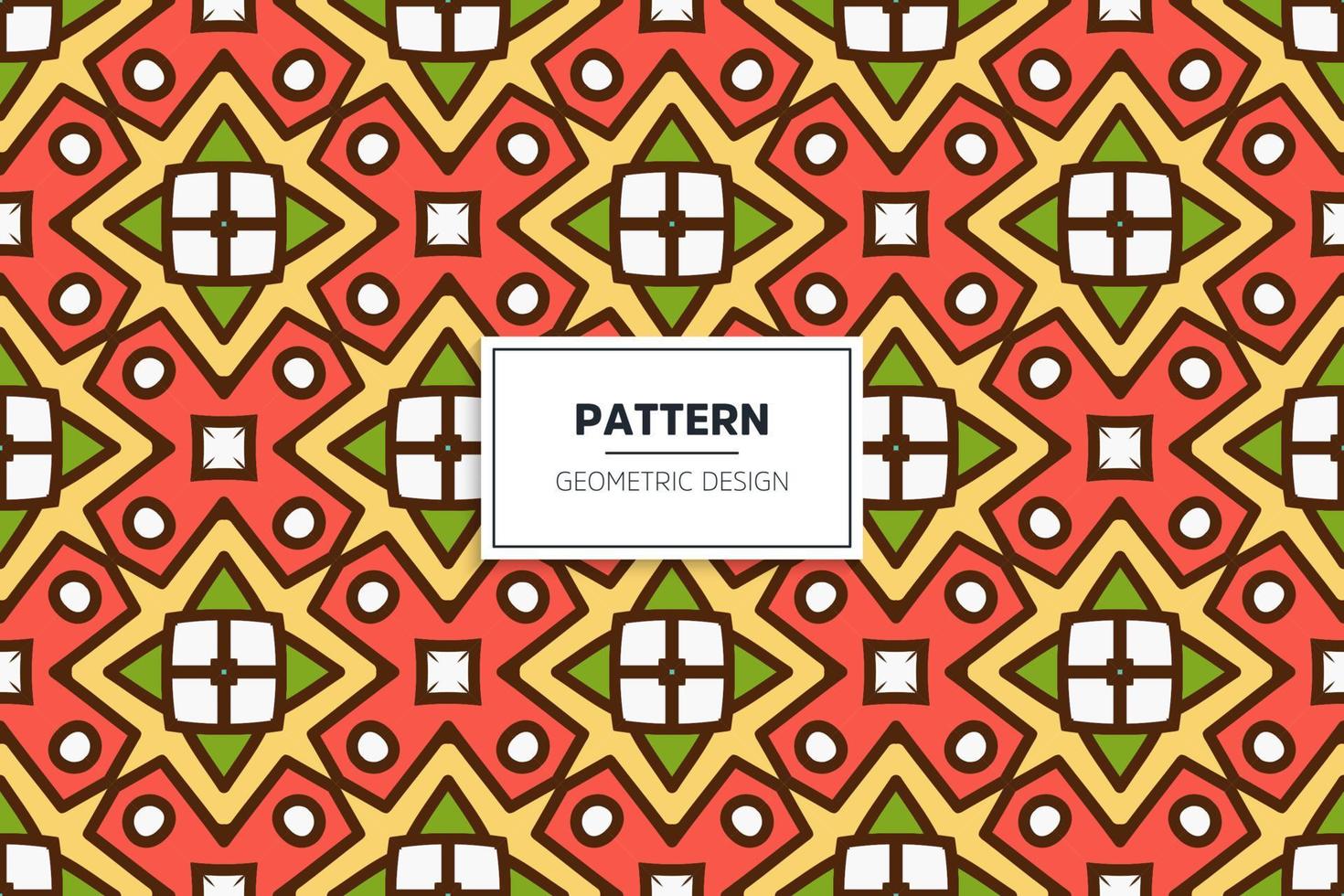 Seamless pattern background colorful elements vector