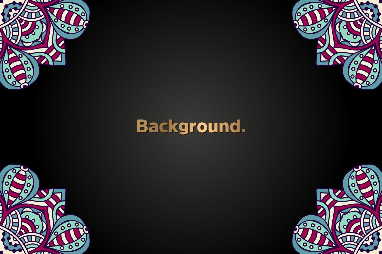 luxury background in ethnic style vector