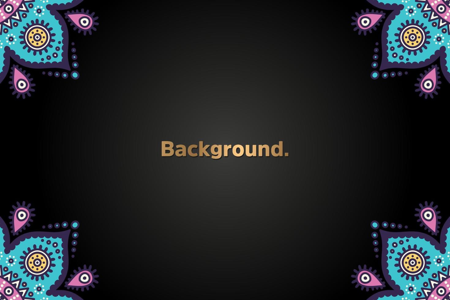 luxury background in ethnic style vector