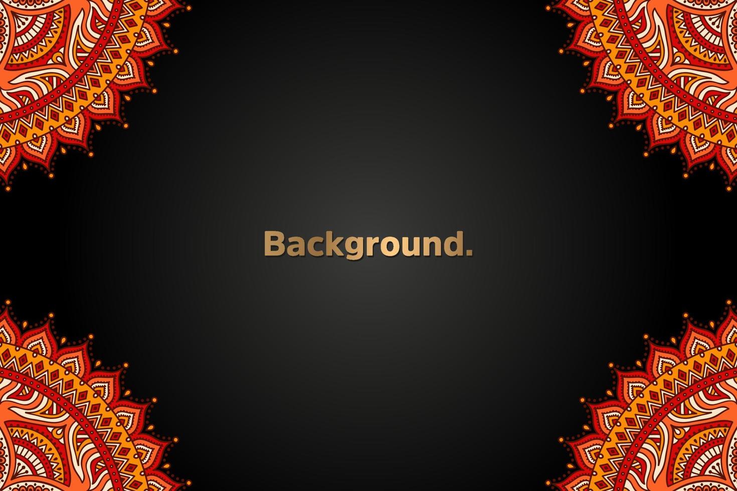 luxury background in ethnic style vector