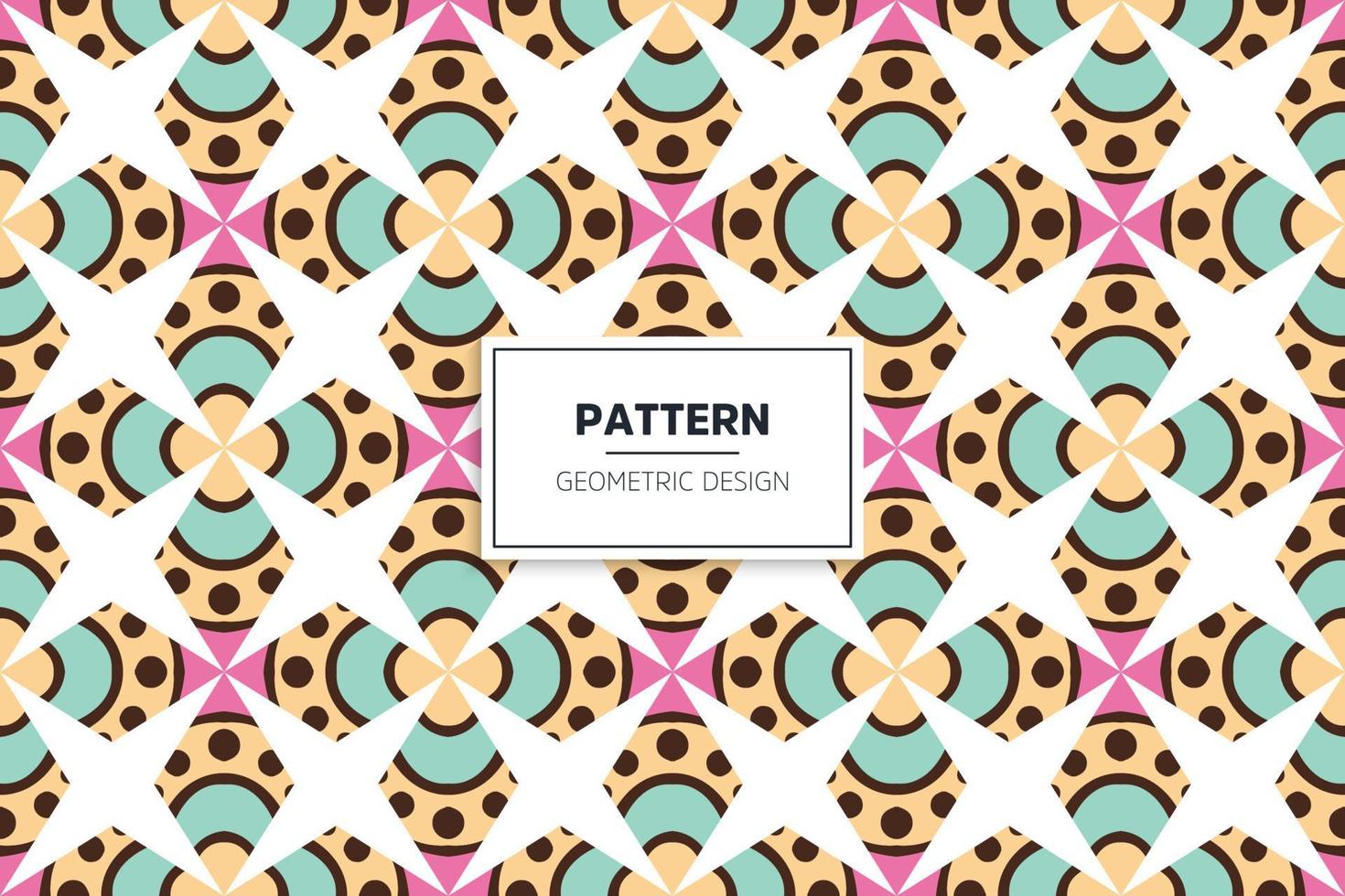 Seamless pattern background colorful elements vector