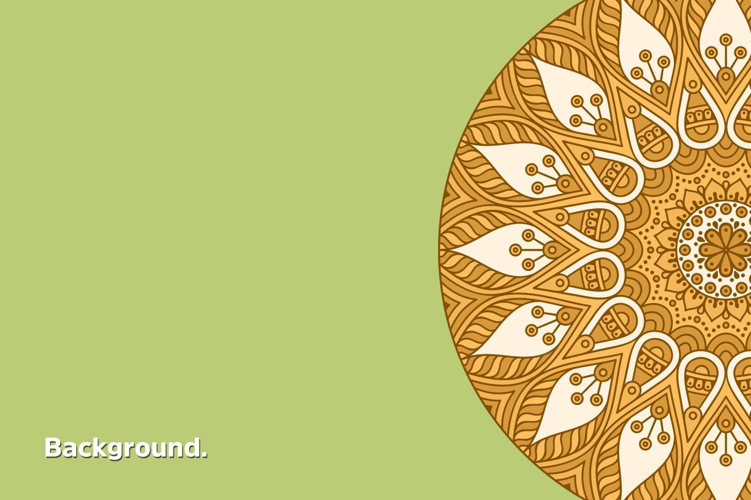 Colorful background with ethnic ornament vector