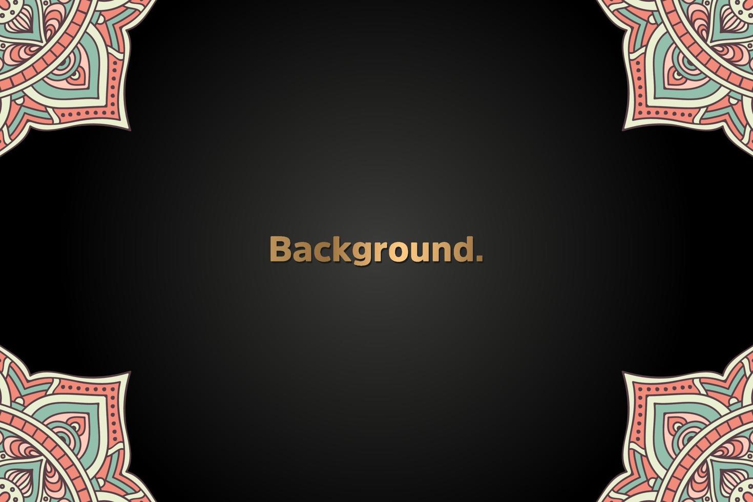 luxury background in ethnic style vector