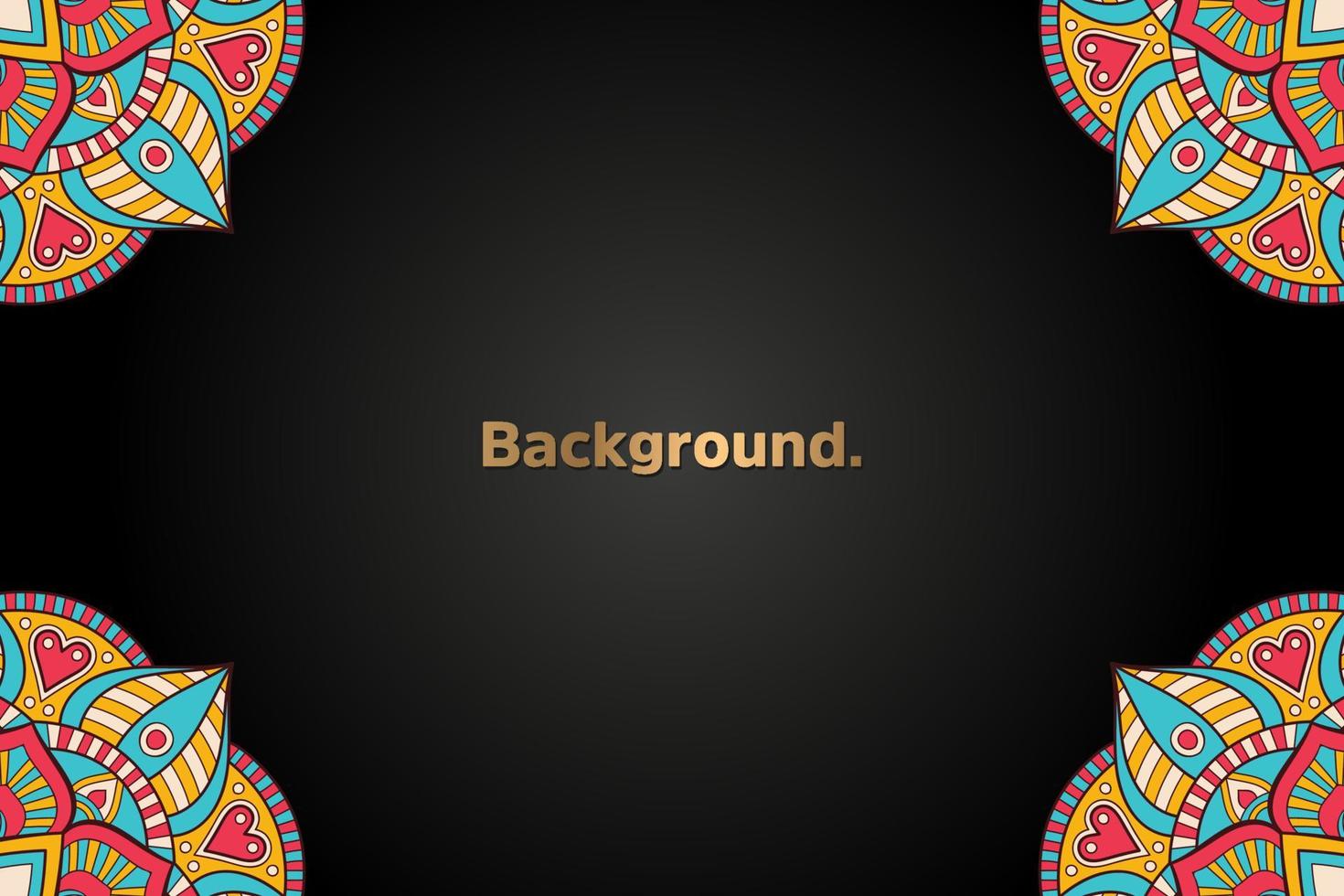 luxury background in ethnic style vector