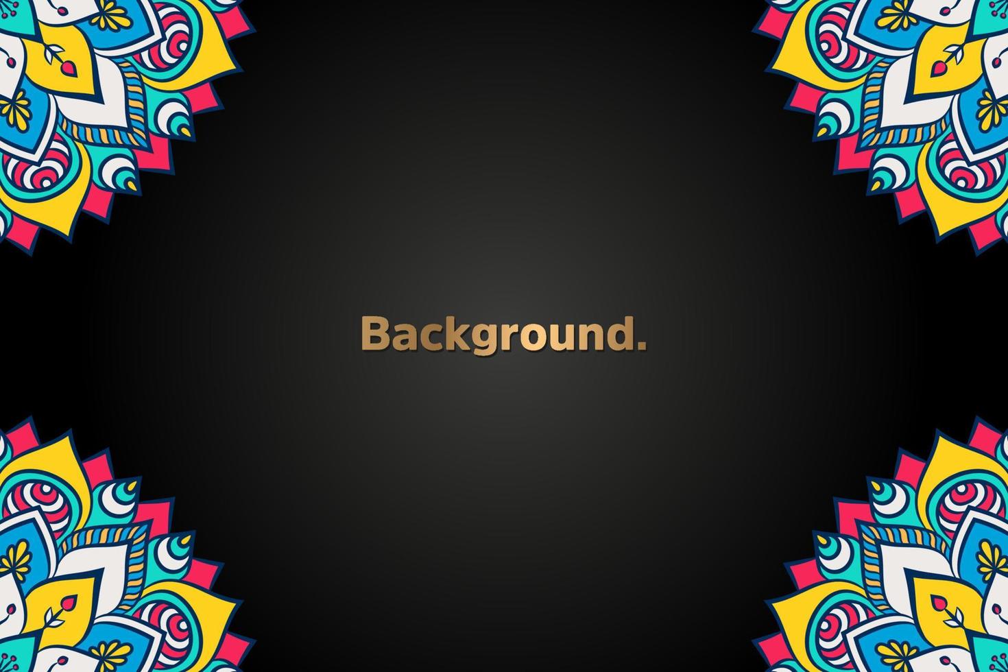 luxury background in ethnic style vector