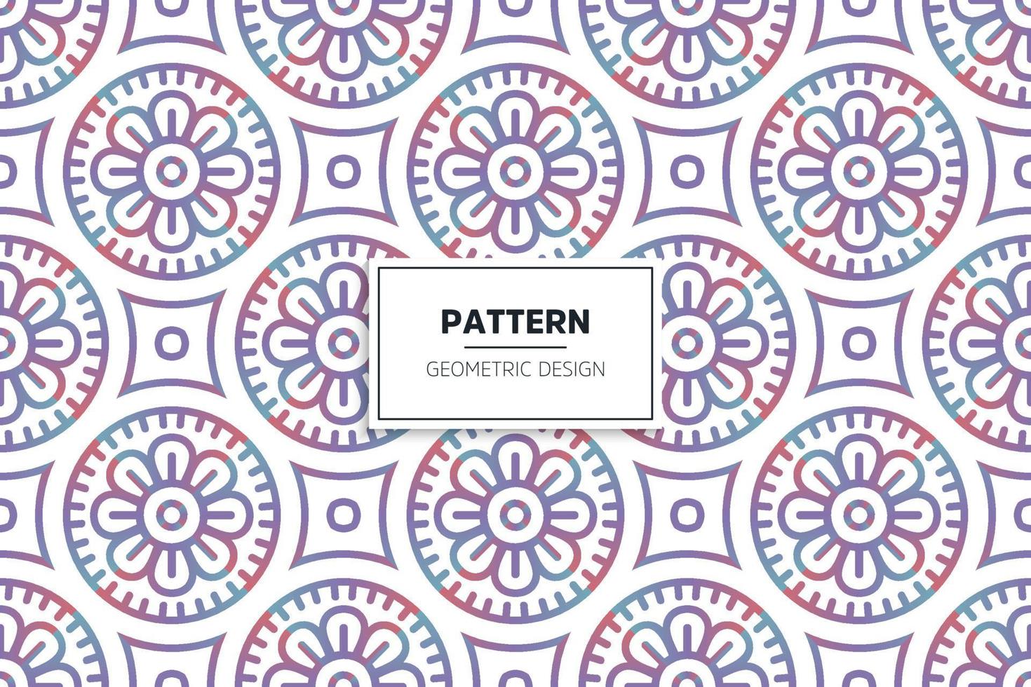 colorful seamless pattern design ornament vector