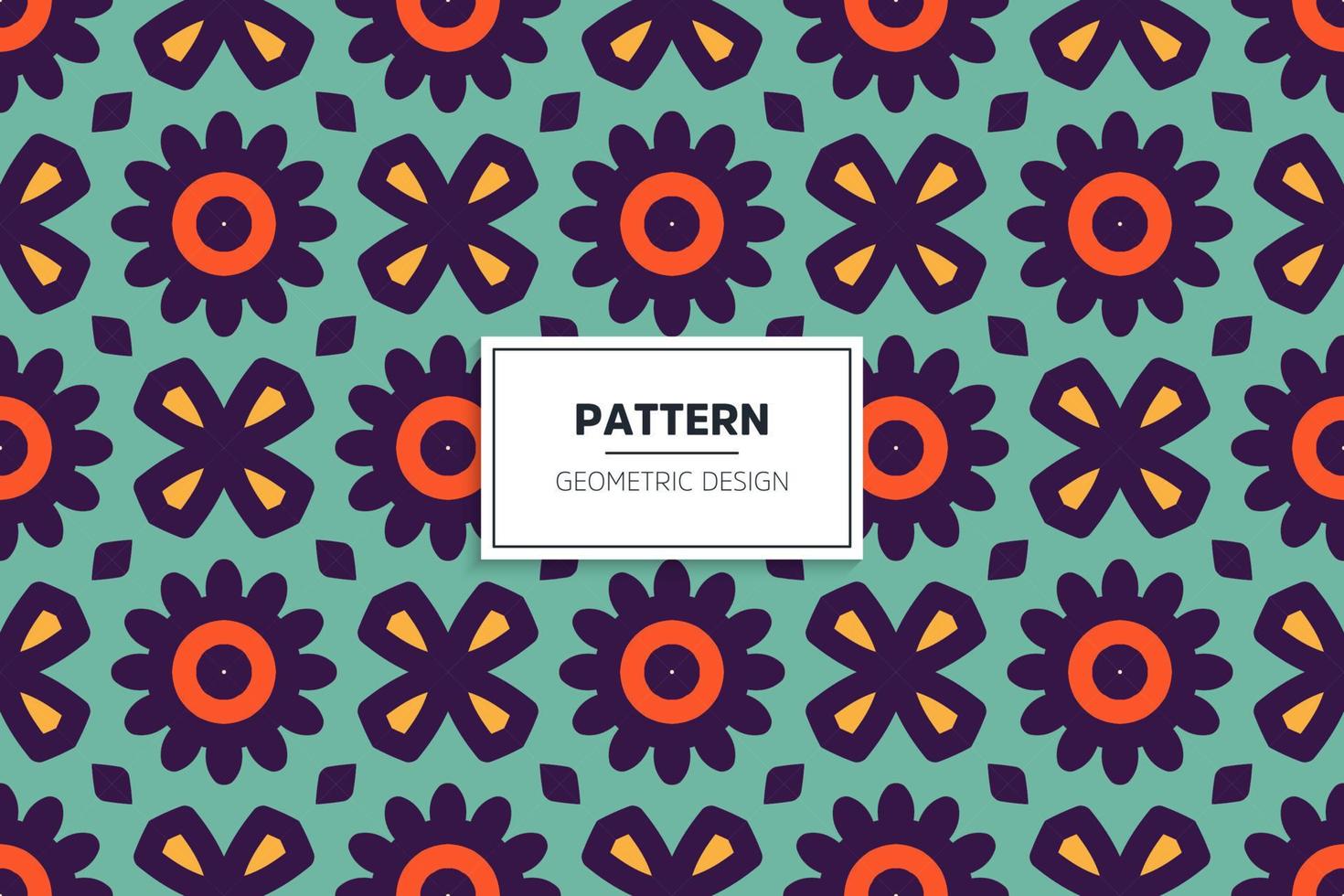 colorful seamless pattern design ornament vector