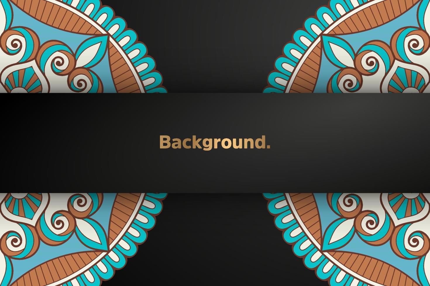 dark background with colorful element vector