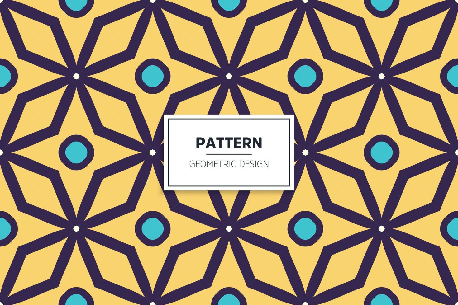 Ethnic colorful seamless pattern design vector