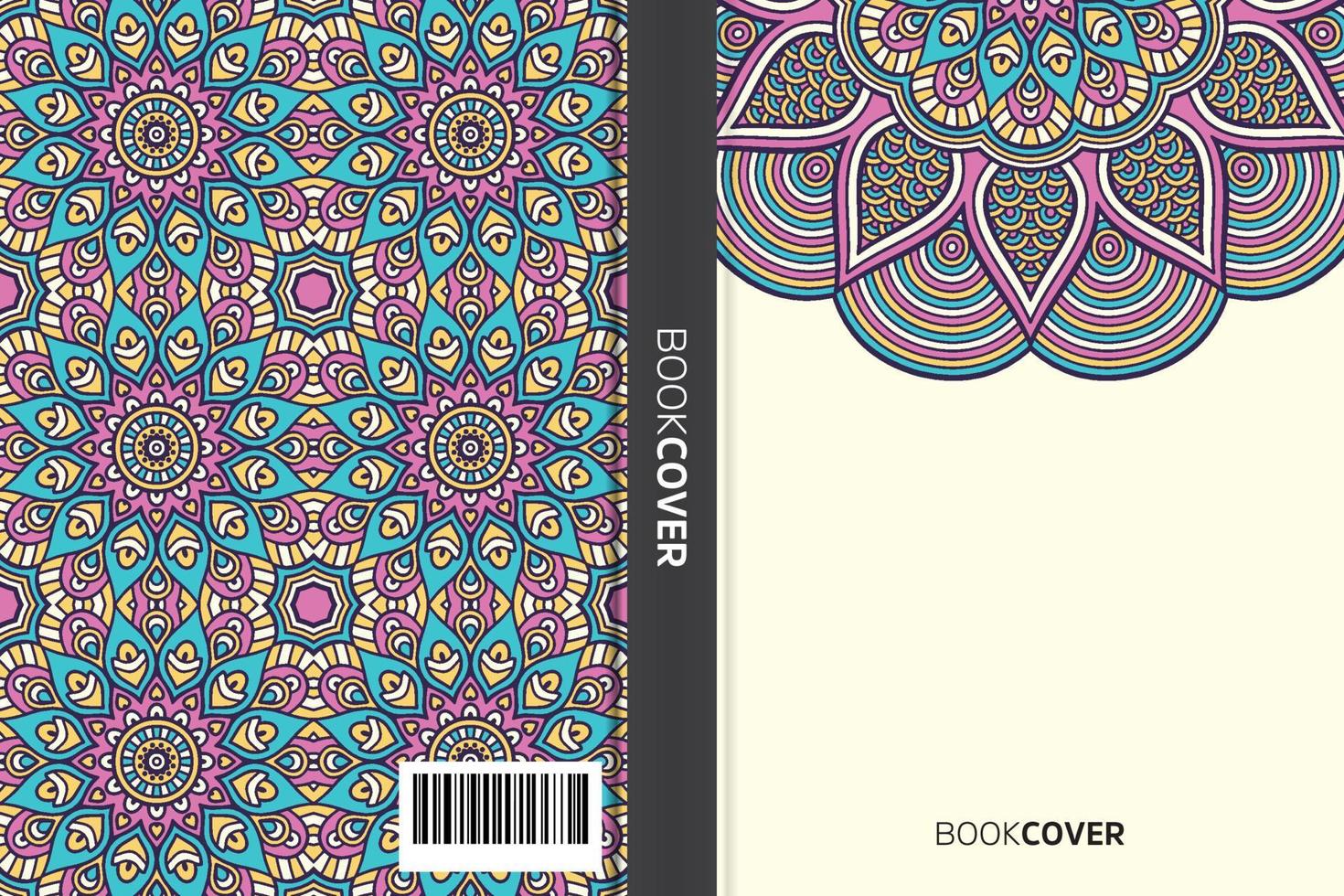 Mandala Cover Book vector