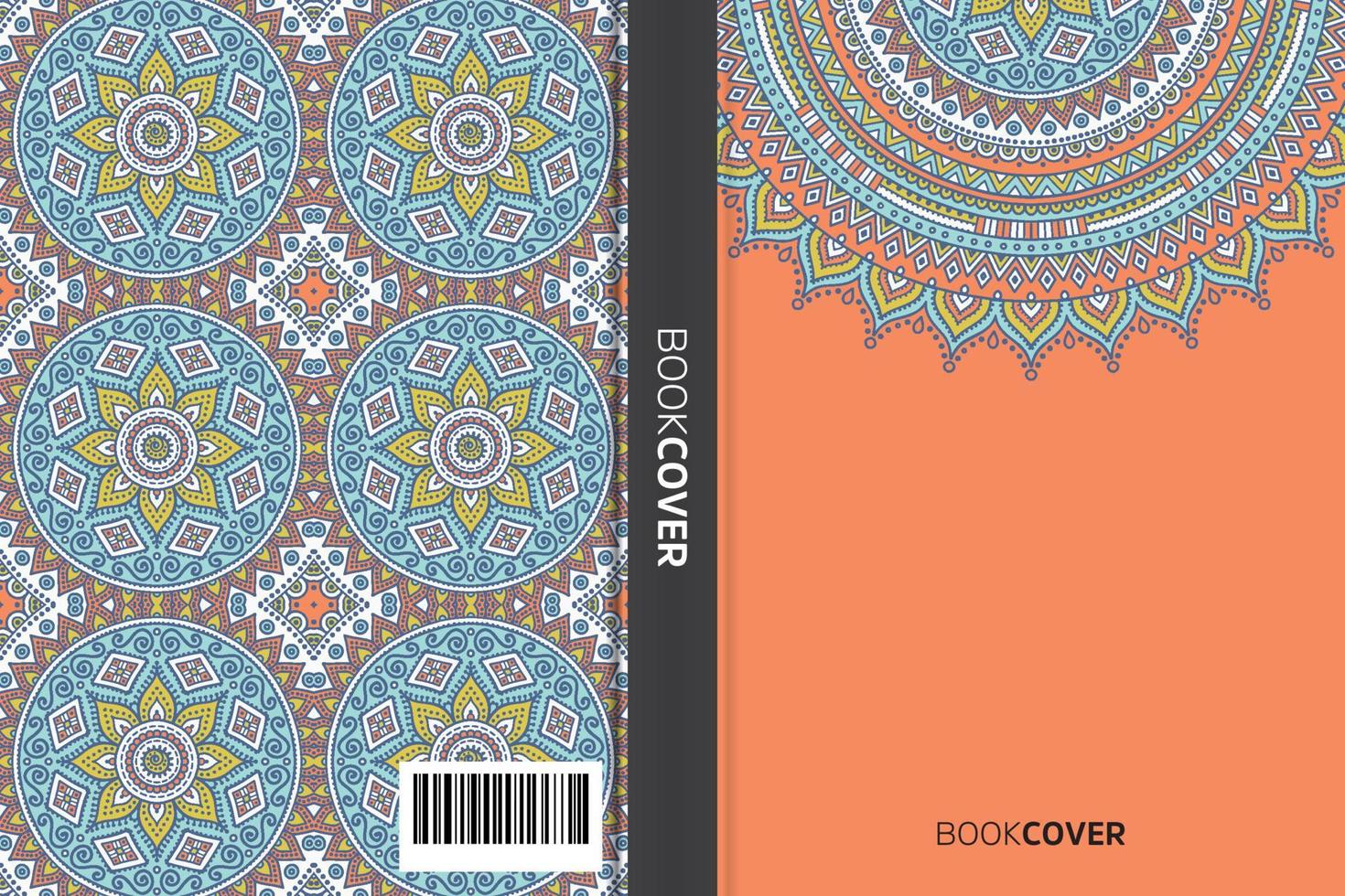 Mandala Cover Book vector