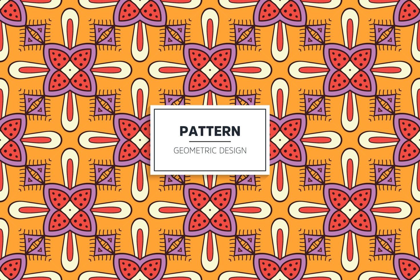 Seamless pattern with colorful elements vector
