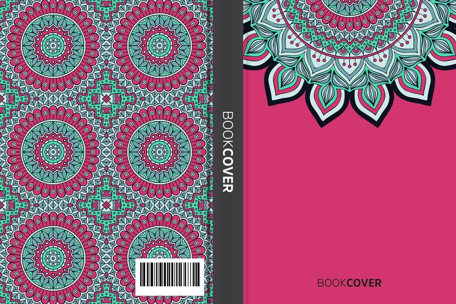 Mandala Cover Book vector