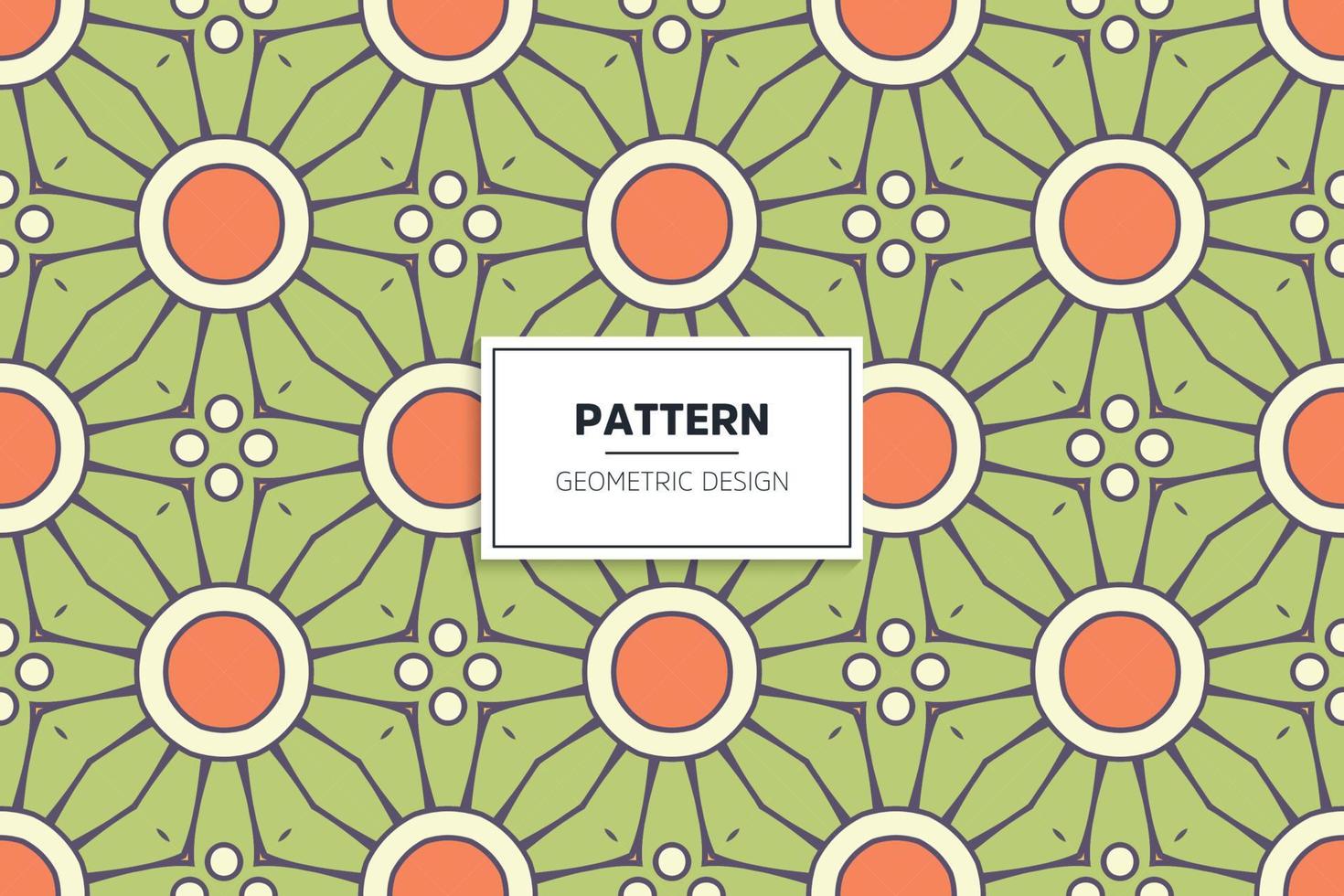 Ethnic colorful seamless pattern design vector