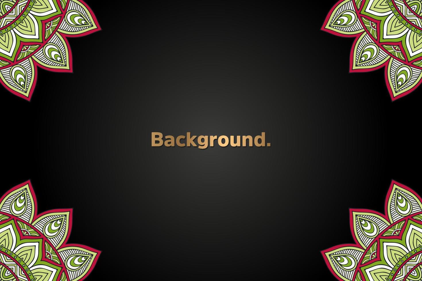 luxury background in ethnic style vector