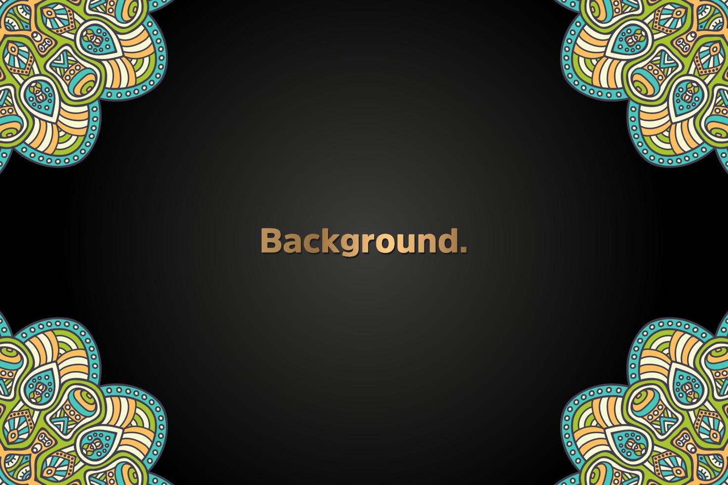 luxury background in ethnic style vector