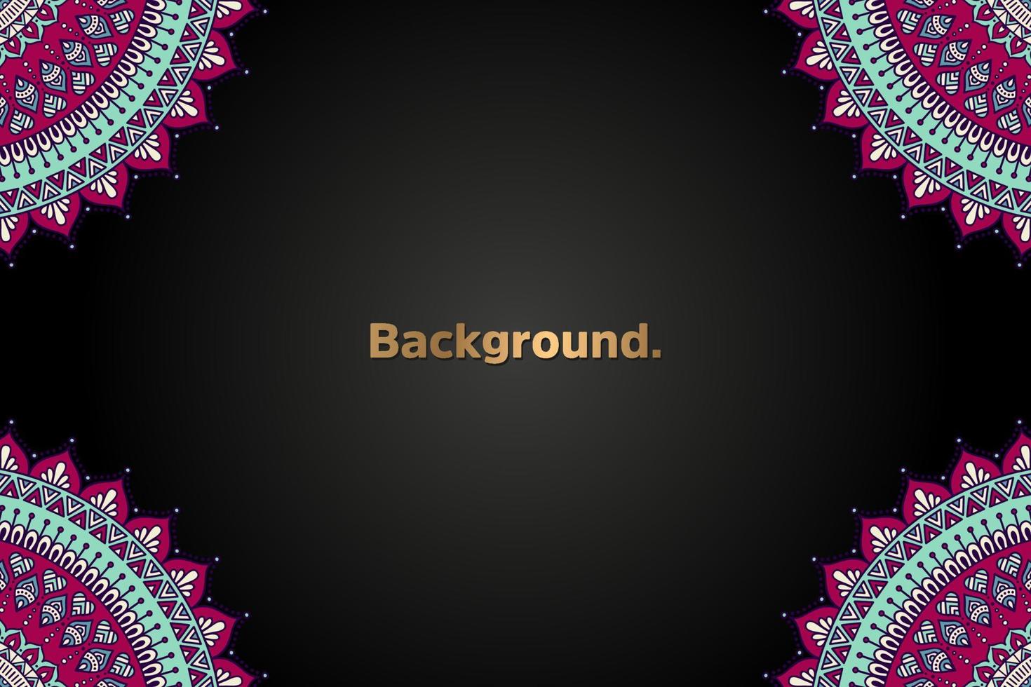 luxury background in ethnic style vector