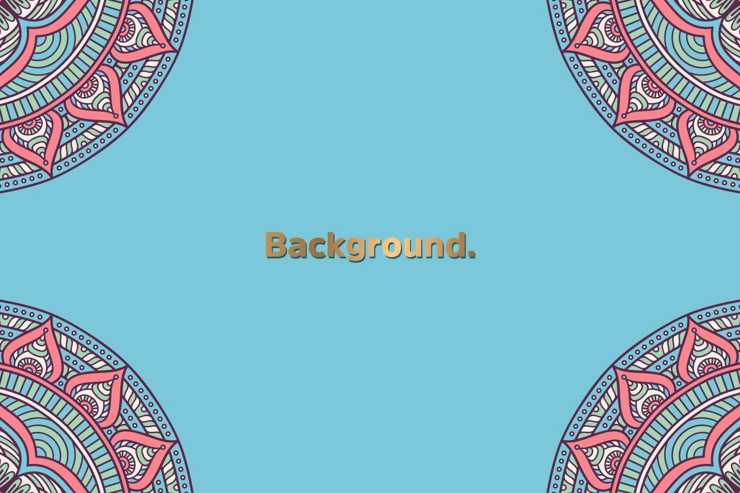 Frame background colorful pattern vector