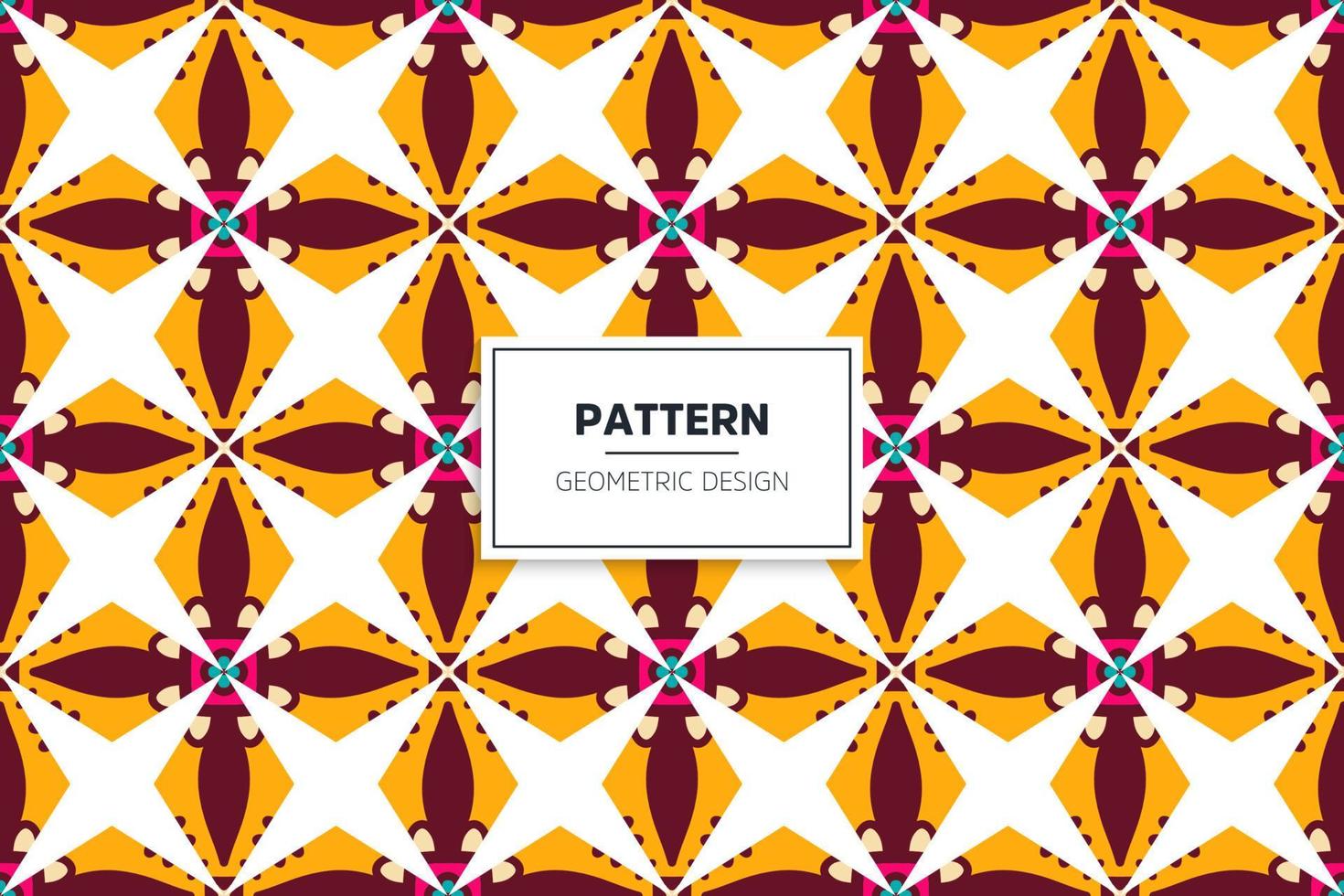 Colorful semaless pattern ethnic design vector