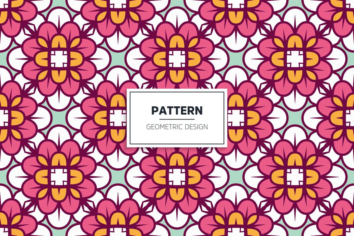 Seamless pattern with colorful elements vector