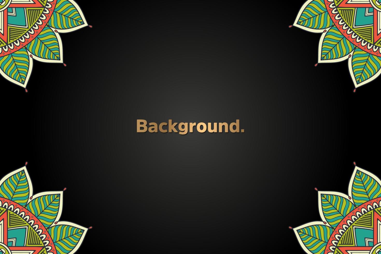 luxury background in ethnic style vector