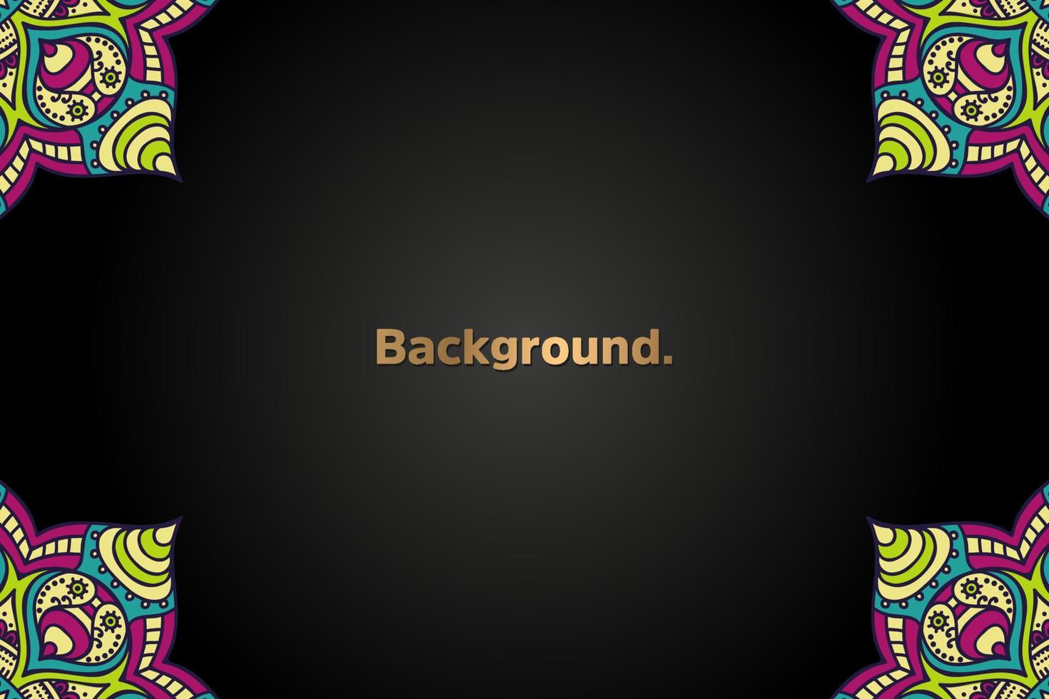 luxury background in ethnic style vector