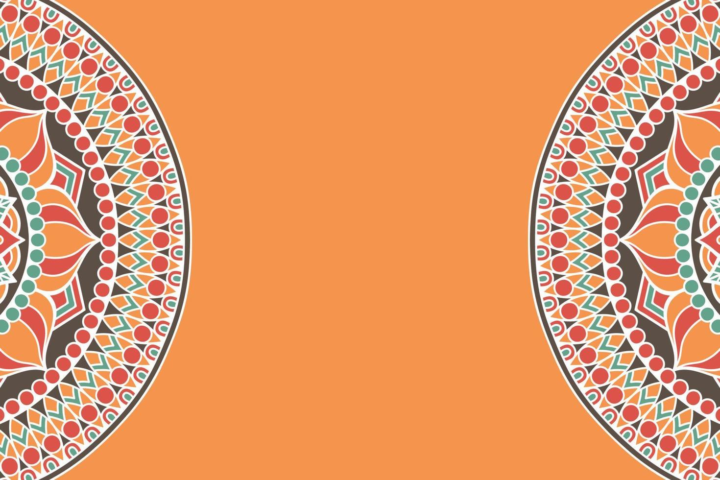 Mandala ethnic business card vector