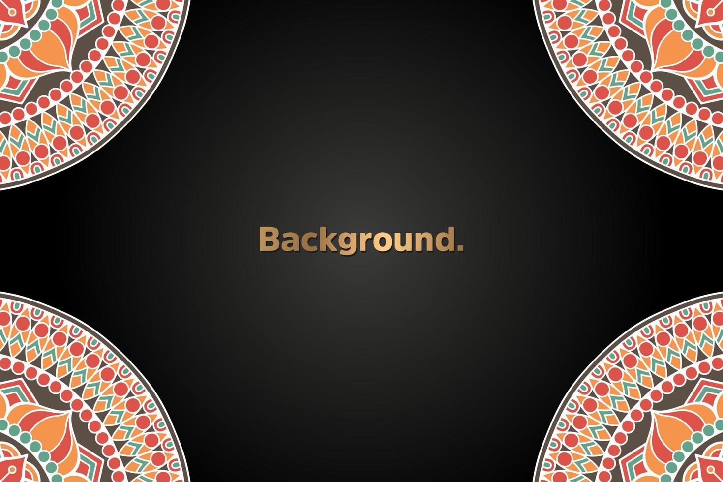 luxury background in ethnic style vector