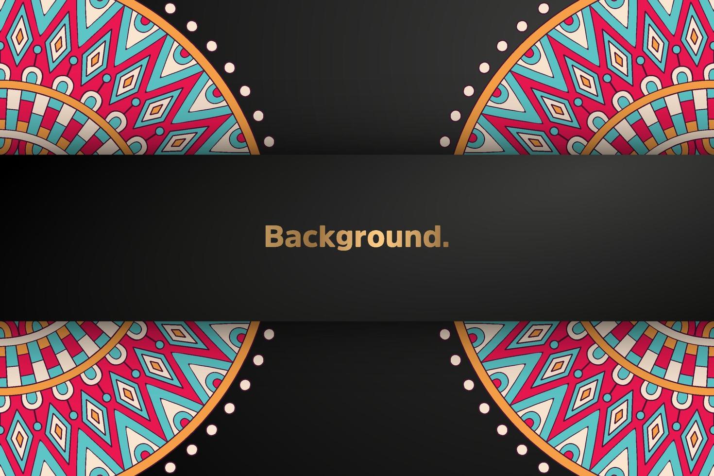 dark background with colorful element vector