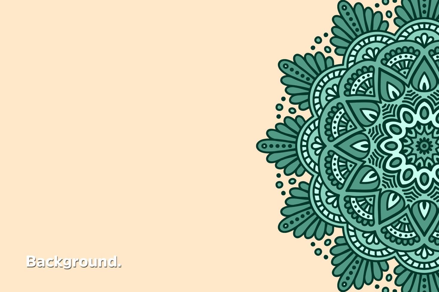 Background ethnic design vector