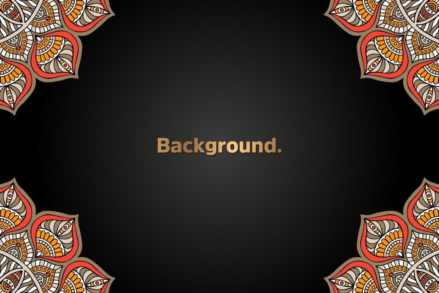 luxury background in ethnic style vector