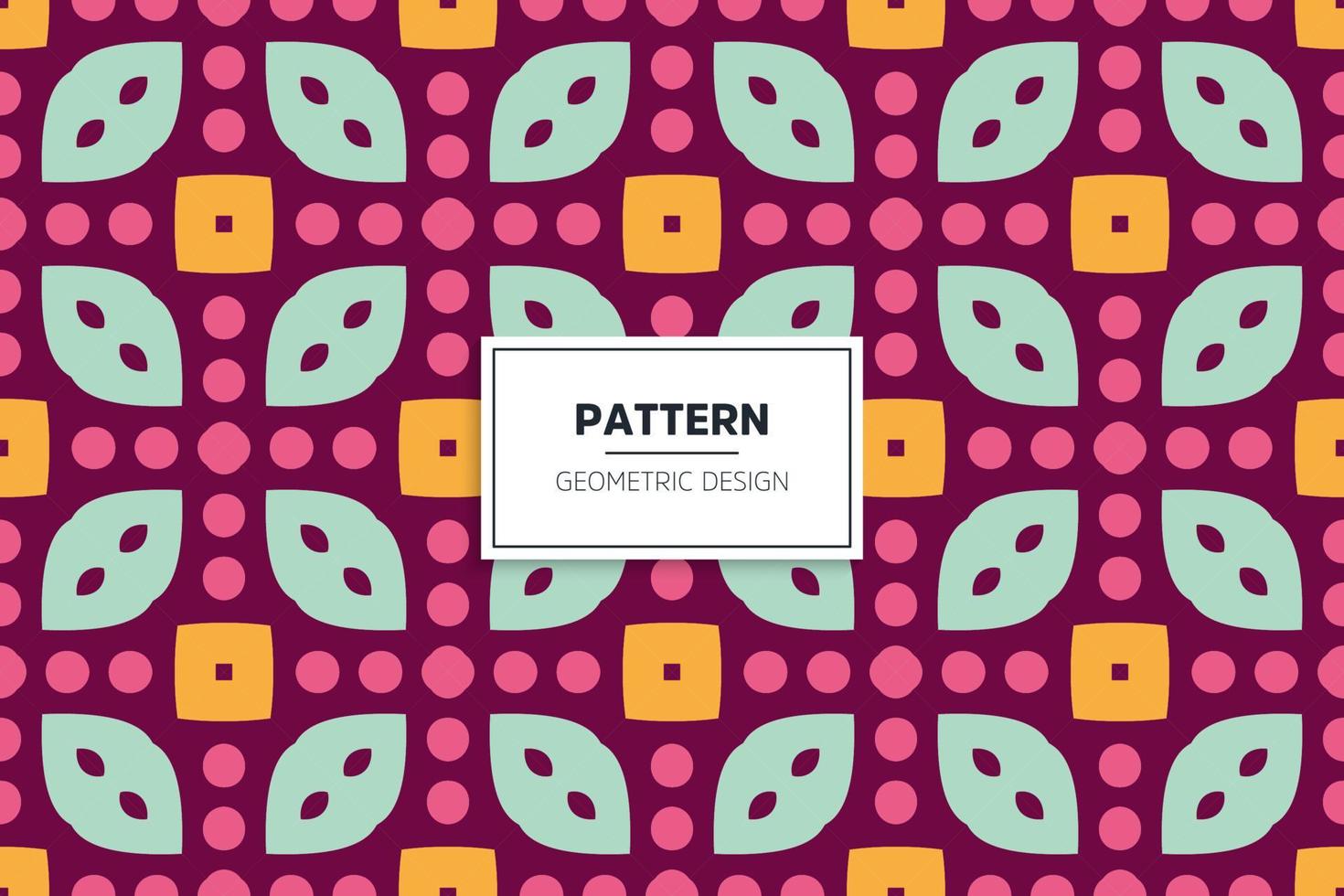 Seamless pattern with colorful elements vector