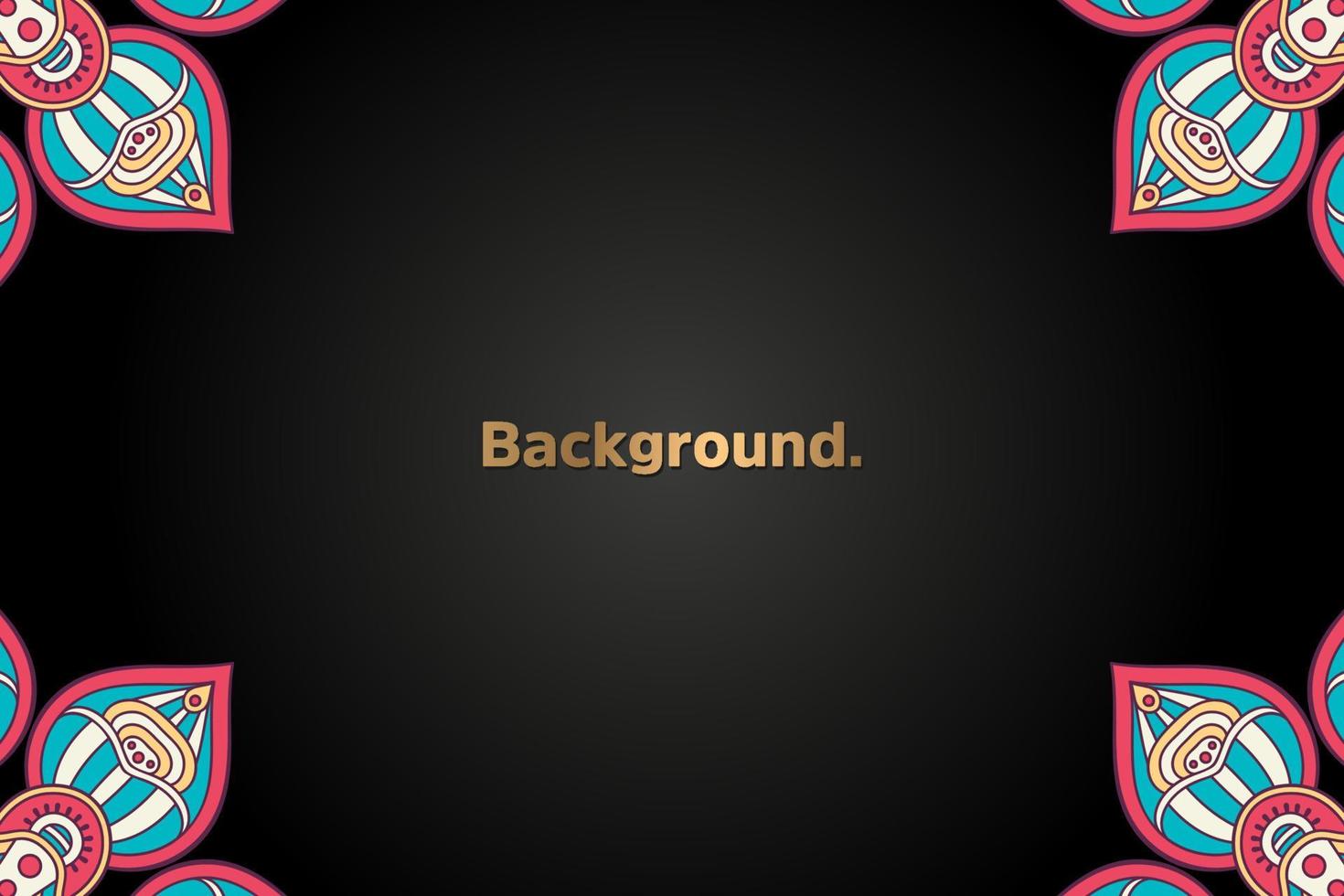 luxury background in ethnic style vector